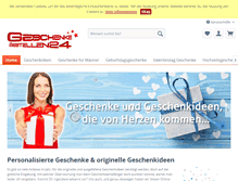 Tablet Screenshot of geschenke-bestellen24.de